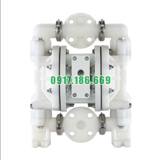 Bơm Màng Đôi Khí Nén Thân Nhựa Teflon NOMAD NPF25A 1