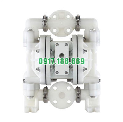 Bơm Màng Đôi Khí Nén Thân Nhựa Teflon NOMAD NPF25A 1