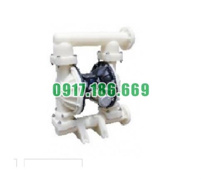 Bơm màng khí nén teflon 3 inch MK80AL - PP/TF/TF/PP thân nhựa