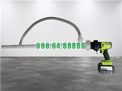 Bơm vỏ nhựa cầm tay hút kali hydroxit (KOH) trọng lượng nhẹ sạc pin nhanh 6A 18v