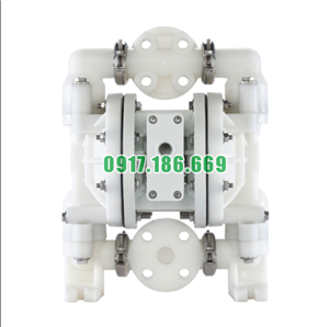 Bơm Màng Đôi Khí Nén Thân Nhựa Teflon NOMAD NPF25A 1
